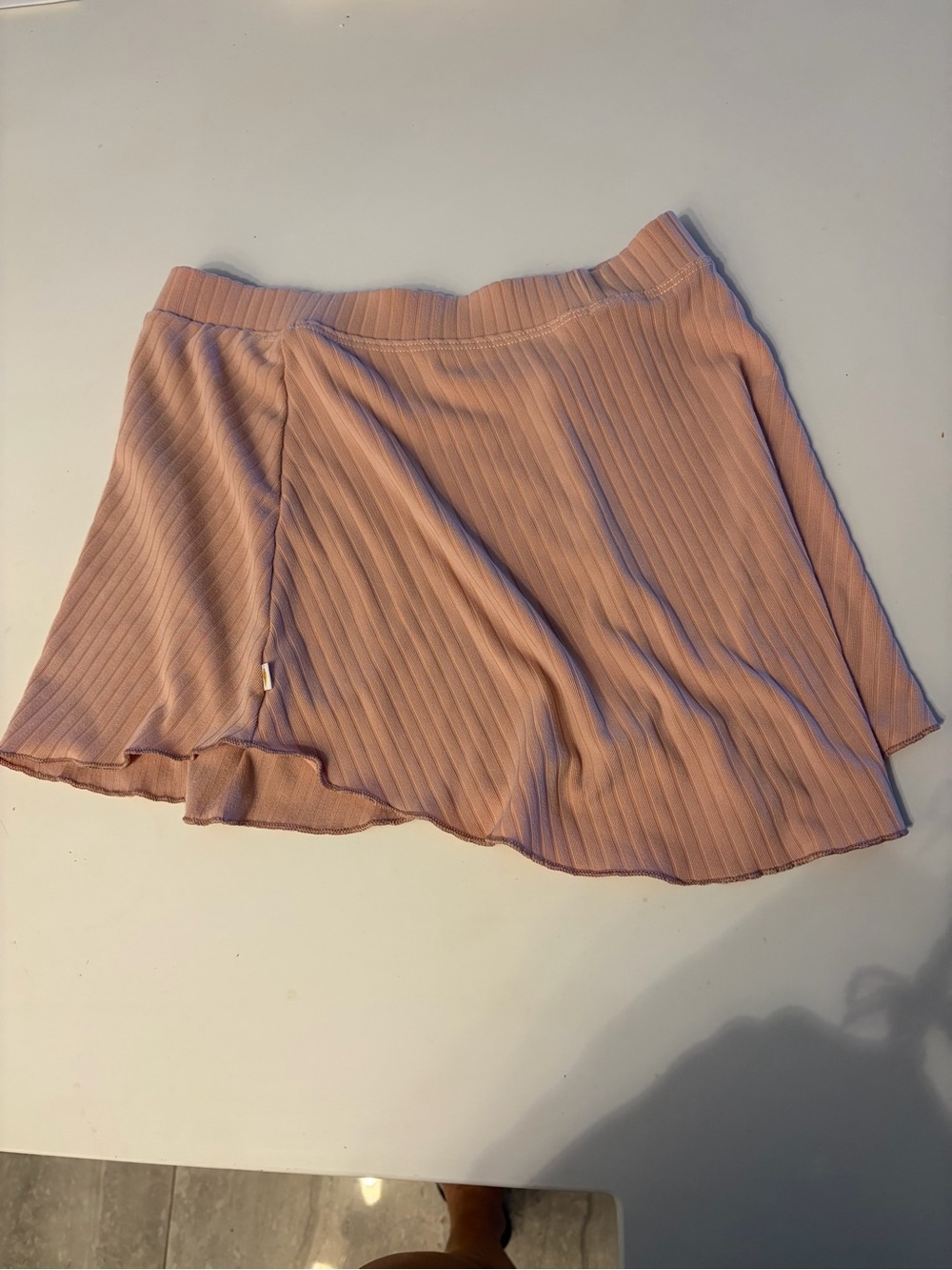 Women’s Blush Pink Pleated Skater Skirt